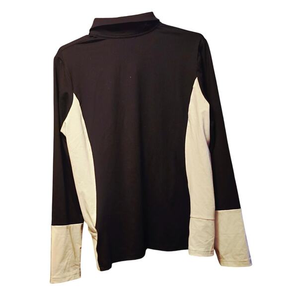 Spyder long sleeve quarter zip shirt womans size large - Picture 2 of 5